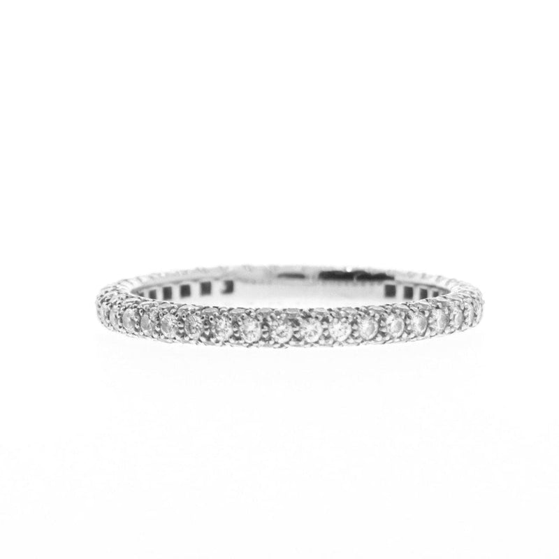 Estate Jewelry - Tiffany & Co. ’Etoile’ Platinum Pavè Diamond Ring | Manfredi Jewels