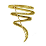 Estate Jewelry - Tiffany & Co. Paloma Picasso 18K Yellow Gold Brooch | Manfredi Jewels