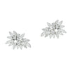 Estate Jewelry - Van Cleef & Arpels Platinum Diamond Cluster Clip Earrings | Manfredi Jewels