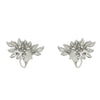 Estate Jewelry - Van Cleef & Arpels Platinum Diamond Cluster Clip Earrings | Manfredi Jewels