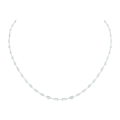 Platinum Briolletes Diamond Necklace