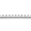 Facet Barcelona Jewelry - Tennis 14K White Gold 15.75 Inches 8.90 ct Diamond Straight Line Chocker Necklace | Manfredi Jewels