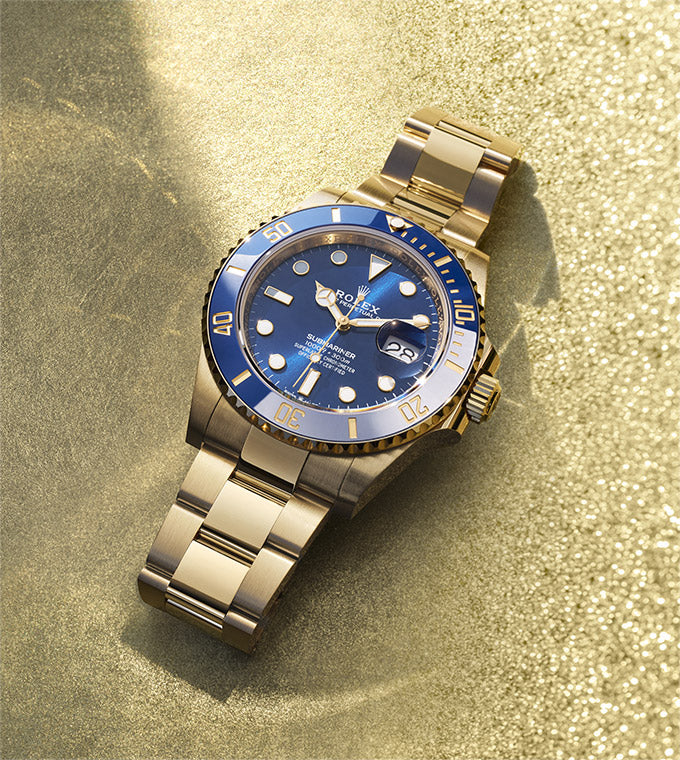 Rolex Submariner Date, Oyster, 41 mm, yellow gold