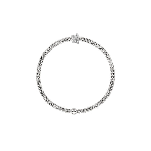 Fope Jewelry - 18K WHITE GOLD PRIMA FLEX IT BRACELET | Manfredi Jewels