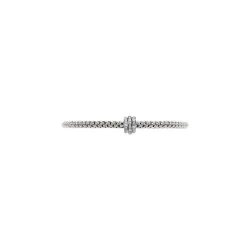 Fope Jewelry - 18K WHITE GOLD PRIMA FLEX IT BRACELET | Manfredi Jewels