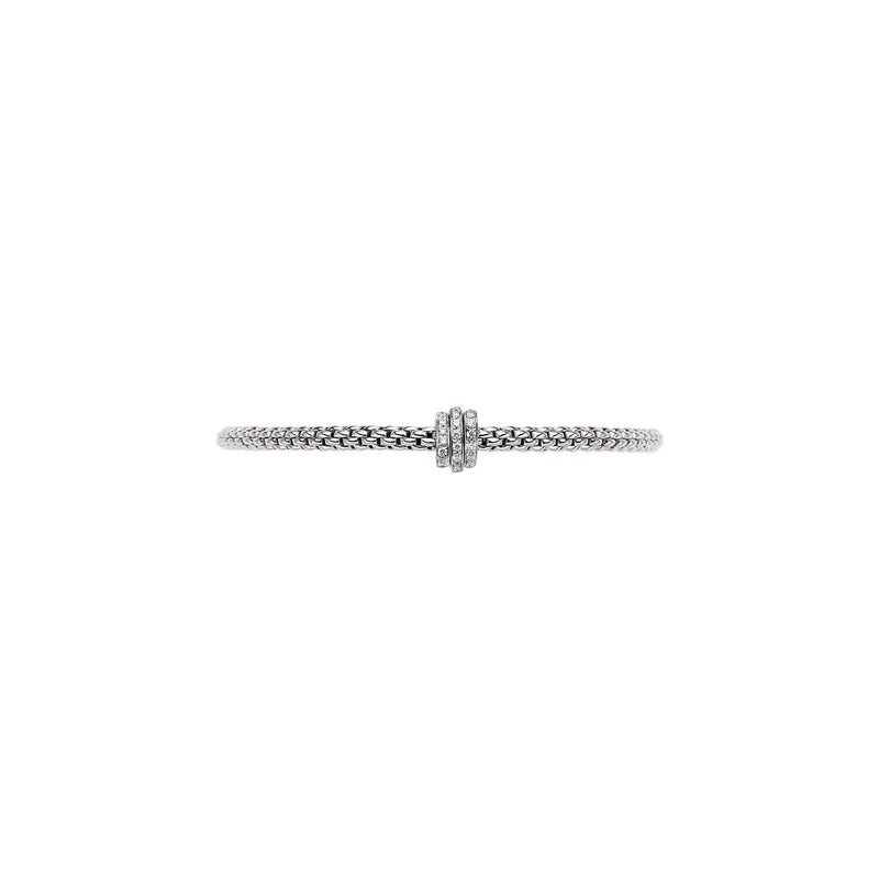 Fope Jewelry - 18K WHITE GOLD PRIMA FLEX IT BRACELET | Manfredi Jewels