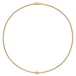 Fope Jewelry - Aria 18K Yellow & White Gold Diamond Necklace | Manfredi Jewels