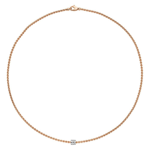 Fope Jewelry - Aria 18Kt Rose & White Gold Necklace | Manfredi Jewels