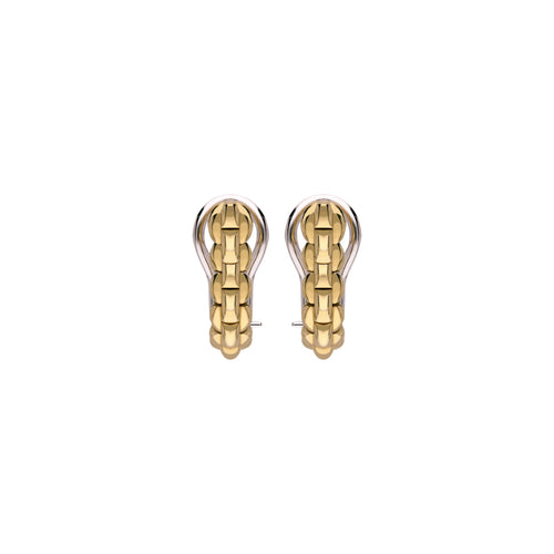 Fope Jewelry - Eka 18K Yellow Gold Chain Earrings | Manfredi Jewels