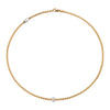 Fope Jewelry - Eka 18K Yellow & White Gold Pavè Diamond Necklace | Manfredi Jewels