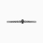 Fope Jewelry - Flex’It Black Diamonds 18Kt White Gold Bracelet | Manfredi Jewels