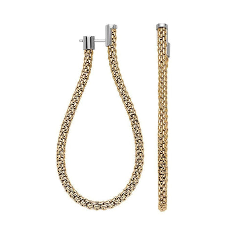 Flex'It Essential Diamonds 18K Yellow Gold Earrings