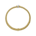 Fope Jewelry - Panorama 18K Yellow & White Gold Diamonds Bracelet | Manfredi Jewels