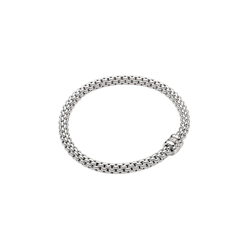 Fope Jewelry - Solo 18Kt White Gold Bracelet | Manfredi Jewels