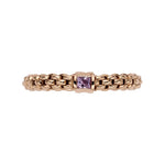 Fope Jewelry - Souls 18K Rose Gold Flex It Ring Set With Pink Sapphire (Pre - Order) | Manfredi Jewels