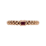 Fope Jewelry - Souls 18K Rose Gold Flex It Ring Set With Ruby (Pre - Order) | Manfredi Jewels