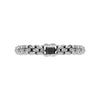 Fope Jewelry - Souls 18K White Gold Flex It Ring Set With Black Diamond (Pre - Order) | Manfredi Jewels