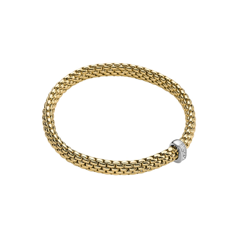 Fope Jewelry - Vendome 18K Yellow & White Gold Diamond Bracelet | Manfredi Jewels