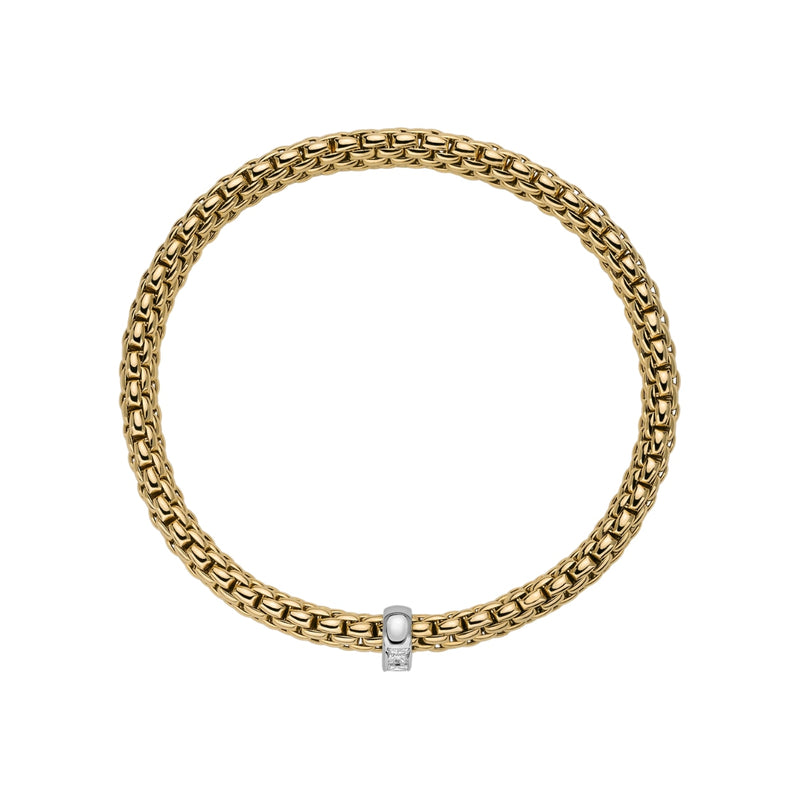 Fope Jewelry - Vendome 18K Yellow & White Gold Diamond Bracelet | Manfredi Jewels