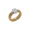 Fope Jewelry - Vendome 18K Yellow & White Gold Pavè Diamond Ring | Manfredi Jewels