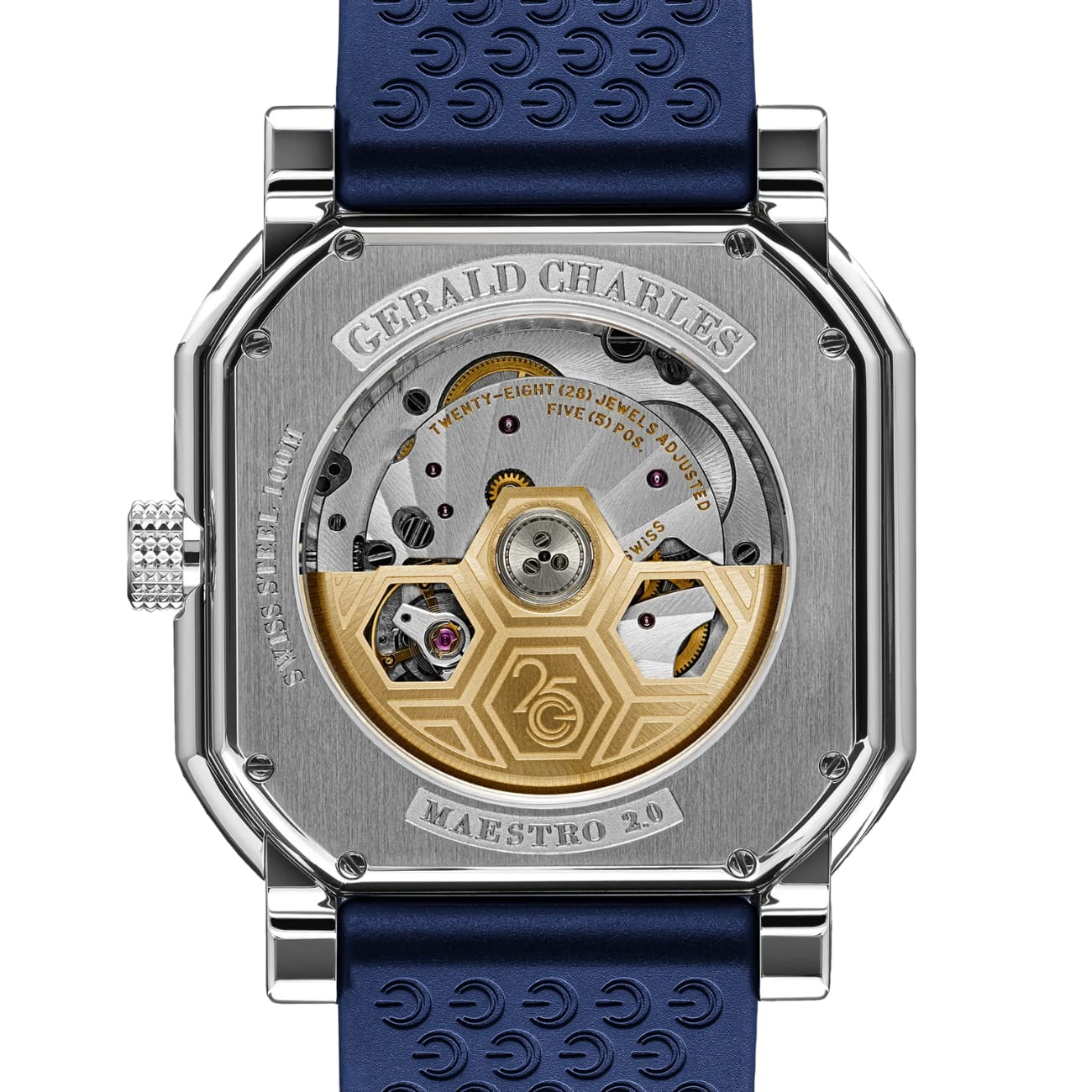 Maestro 2.0 Lapis Lazuli Stainless Steel Watch – Manfredi