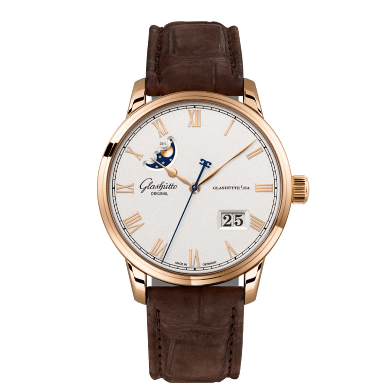 Glashütte Original Watches - SENATOR EXCELLENCE PANAROMA DATE MOON PHASE | Manfredi Jewels