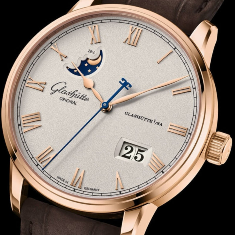 Glashütte Original Watches - SENATOR EXCELLENCE PANAROMA DATE MOON PHASE | Manfredi Jewels