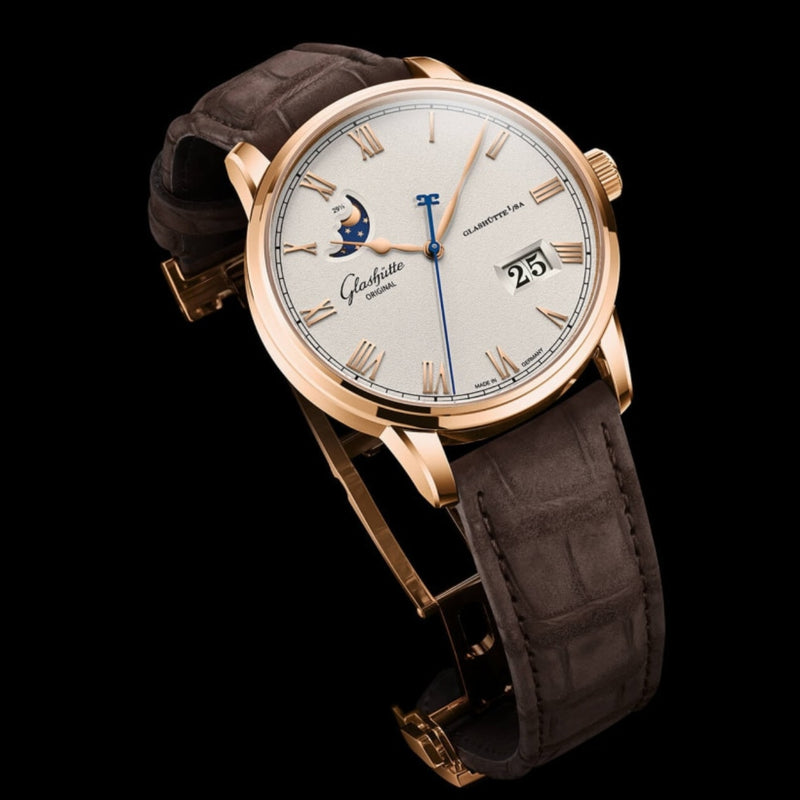 Glashütte Original Watches - SENATOR EXCELLENCE PANAROMA DATE MOON PHASE | Manfredi Jewels