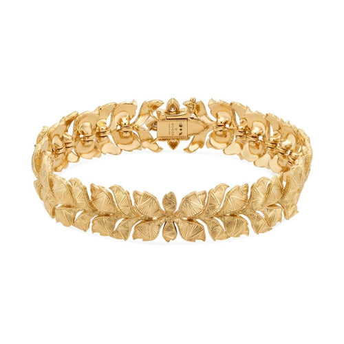 Gucci Jewelry - Flora 18K Yellow Gold Diamond Bracelet | Manfredi Jewels