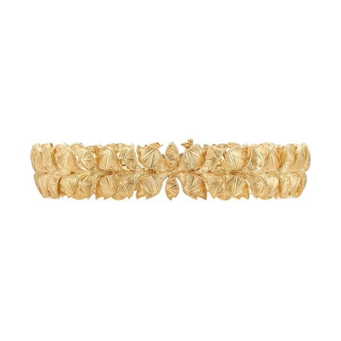 Gucci Jewelry - Flora 18K Yellow Gold Diamond Bracelet | Manfredi Jewels