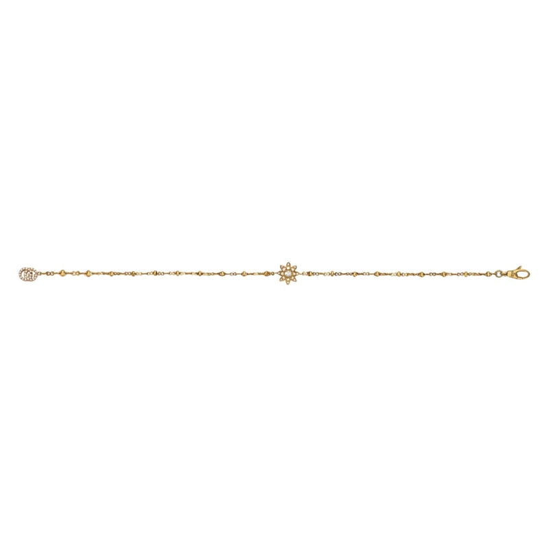 Gucci Jewelry - Flora 18K Yellow Gold Diamond Bracelet | Manfredi Jewels