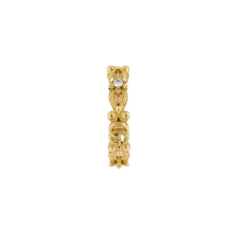 Gucci Jewelry - Flora 18K Yellow Gold Diamond Ring | Manfredi Jewels