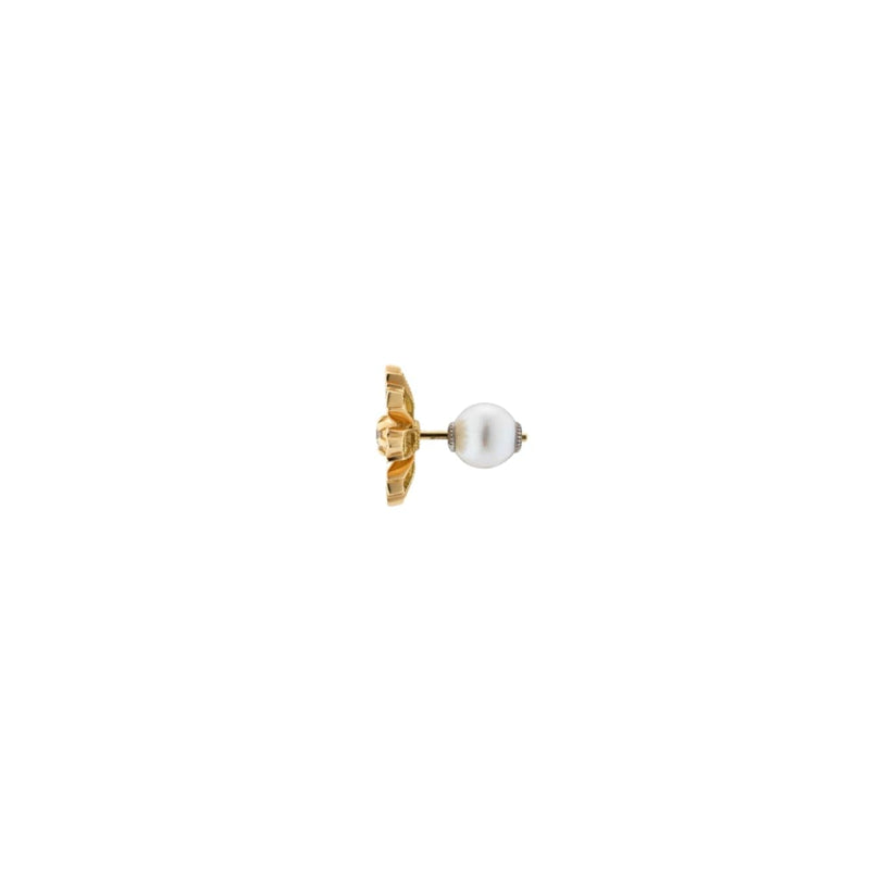 Gucci Jewelry - Flora 18K Yellow Gold Diamonds Earrings | Manfredi Jewels