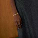Gucci Jewelry - Flora 18K Yellow Gold Double G Diamond Bracelet | Manfredi Jewels