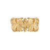 Gucci Jewelry - Flora 18K Yellow Gold Wide Flower Diamond Ring | Manfredi Jewels