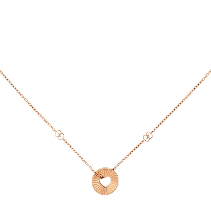 Gucci Jewelry - Icon Heart 18K Rose Gold Necklace | Manfredi Jewels