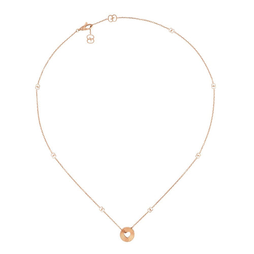 Gucci Jewelry - Icon Heart 18K Rose Gold Necklace | Manfredi Jewels