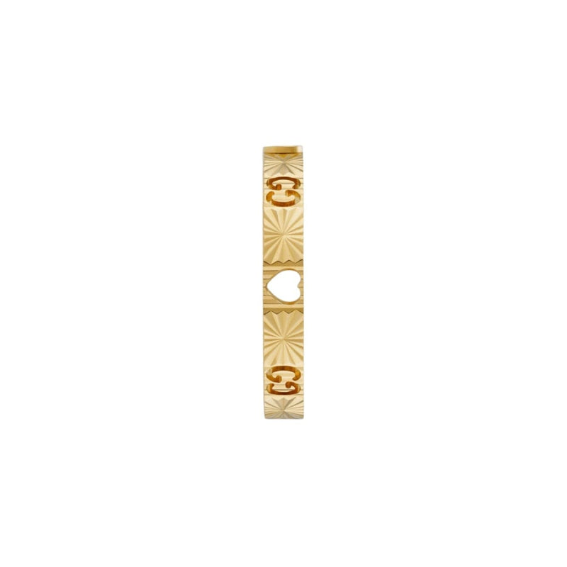 Gucci Jewelry - Icon Heart 18K Yellow Gold Diamond Ring | Manfredi Jewels