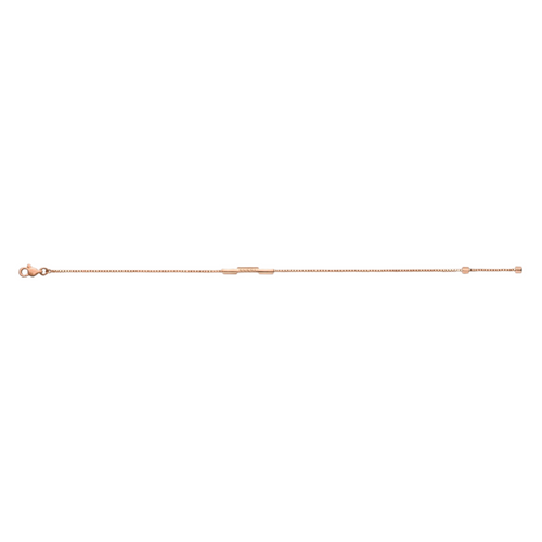 Gucci Jewelry - Link To Love 18K Rose Gold ’Gucci’ Bar Bracelet | Manfredi Jewels