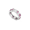 Gucci Jewelry - Link To Love 18K White Gold Rubellite Ring | Manfredi Jewels