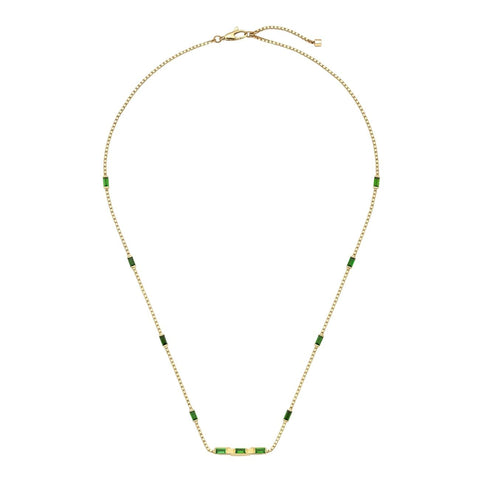 Link To Love 18K Yellow Gold Baguette Tourmaline Necklace