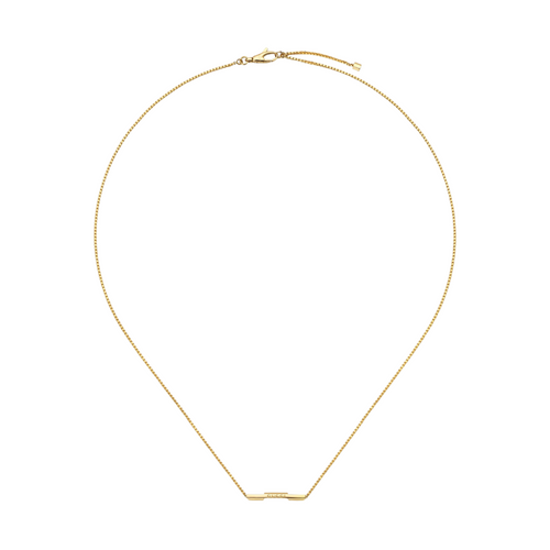 Gucci Jewelry - LINK TO LOVE NECKLACE WITH ’GUCCI’ BAR | Manfredi Jewels