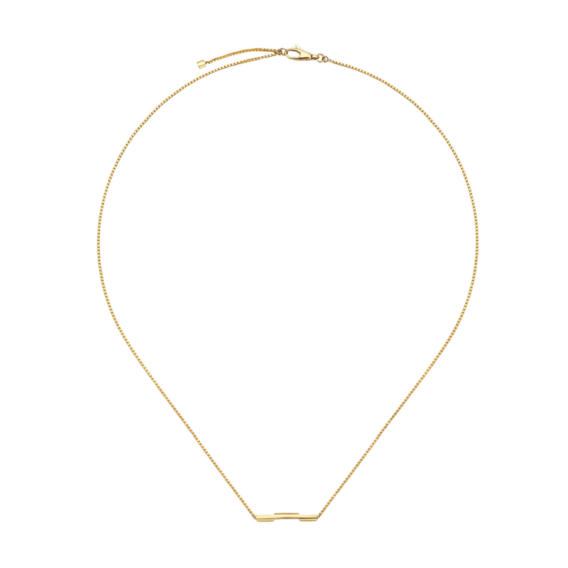 Gucci Jewelry - LINK TO LOVE NECKLACE WITH ’GUCCI’ BAR | Manfredi Jewels