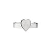 Gucci Jewelry - Trademark Sterling Silver Heart Ring | Manfredi Jewels