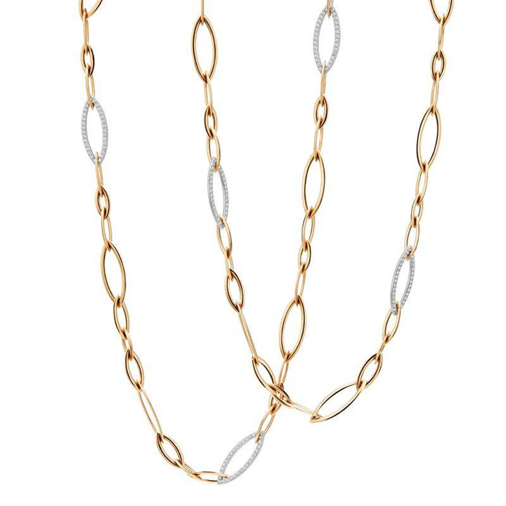 Gumuchian Jewelry - GUMUCHIAN ANITA G 18K TWO TONE GOLD DIAMOND NECKLACE | Manfredi Jewels