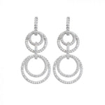 Gumuchian Jewelry - Moon Phase 18K White Gold Diamond Convertible Earrings | Manfredi Jewels