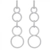 Gumuchian Jewelry - Moon Phase 18K White Gold Diamond Convertible Earrings | Manfredi Jewels