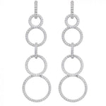 Gumuchian Jewelry - Moon Phase 18K White Gold Diamond Convertible Earrings | Manfredi Jewels