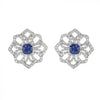 Gumuchian Jewelry - Topkapi Platinum Detachable Diamond Tanzanite Tassel Drop Down Earrings | Manfredi Jewels