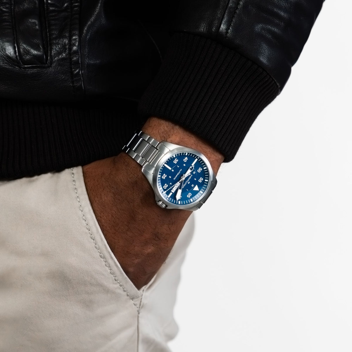 Hamilton Watches - KHAKI AVIATION PILOT DAY DATE AUTO | Manfredi Jewels